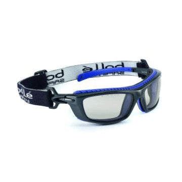 Bolle 40278 | Baxter Safety Goggle, Black Frame, CSP Anti-Scratch/Anti-Fog Lens and Platinum Coating