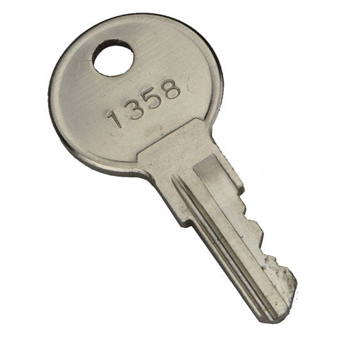 Bosch D102 | Chrome-Plated Brass Replacement Key, 1.8" L × 0.8" W