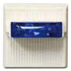 Bosch Security System MTWPB-2475W-NW | Wall Strobe, Blue Lens, Weatherproof