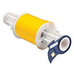 Brady Corporation 13539 | Printer Labels, Vinyl, Yellow, 50 ft L, 101.6 mm W