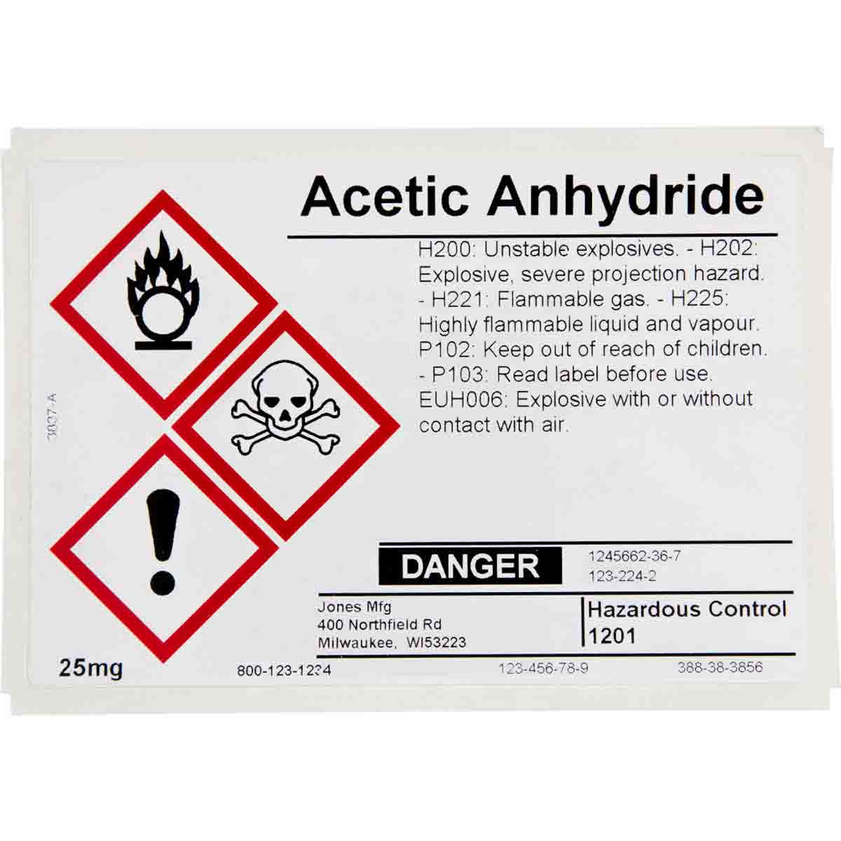 Brady Corporation 146073 | B30 Series Ghs Starter Supply Kit - Small, Ghs Labels Diamonds