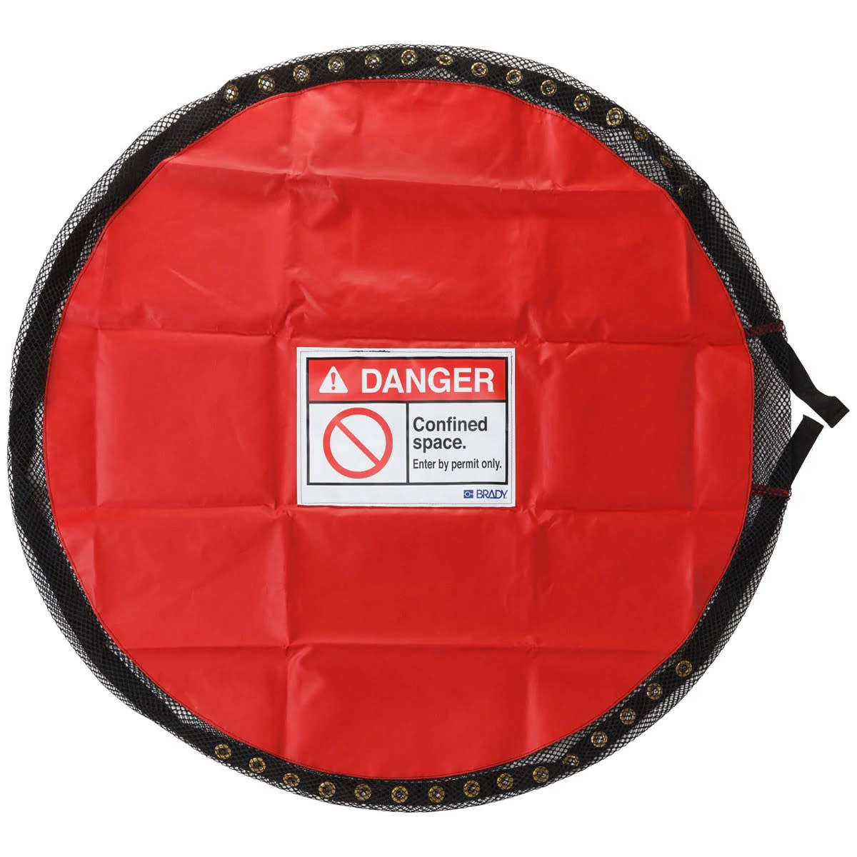 Brady Corporation 151049 | Lockable Confined Space Cover, Solid, Large, Fits Standard 30 in. Opening