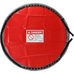 Brady Corporation 151052 | Lockable Confined Space Cover, Solid, Extra Large, Fits Standard 36 in. Opening