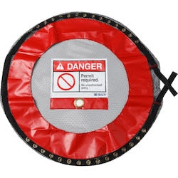 Brady Corporation 151054 | Ventilated Lockable Confined Space Cover, Fits 20 in. Opening