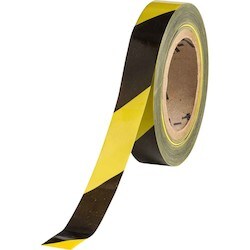 Brady Corporation 91237 | Economy Barricade Tape, Polyethylene, Black On Yellow, 1" X 500’