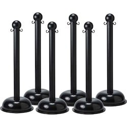 Brady Corporation 92119 | Bradylink Warning Posts, Black, 41" H X 3" Dia., Polyethylene