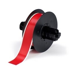 Brady Corporation B30C-1125-595-RD | Printer Labels, Vinyl, Red, 100 ft L, 28.6 mm W