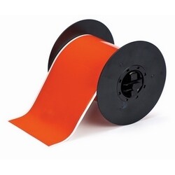 Brady Corporation B30C-4000-584-OR | B30 Series Reflective Labels, 4" W x 50' L, Orange