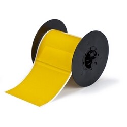 Brady Corporation B30C-4000-584-YL | Printer Labels, Plastic, White, 50 ft L, 101.6 mm W