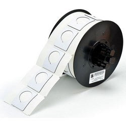 Brady Corporation B30EP-167-593-WT | B30 Series Raised Panel Polyester Labels, 1.5" H x 1.2" W, Roll of 200 Labels, White