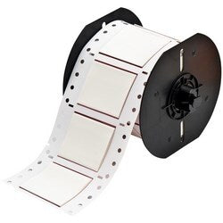 Brady Corporation B33-1000-2-7642 | Wire Marking Sleeve, Heat Shrink, 1-Side, 3:1, 2" Width X 1" Diameter, 1.66" Height, 0.5" Recovered Diameter, Polyolefin, White, 150 Per Roll
