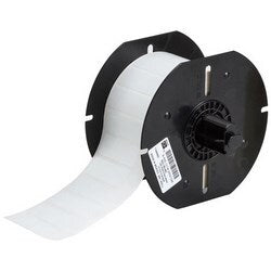 Brady Corporation B33-190-492 | Laboratory Identification Label, Acrylic Adhesive, Rectangle, 1.625" Width X 0.6" Height, Polyester, White, 1500 Per Roll, With Secondary Label