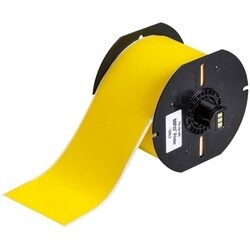 Brady Corporation B33C-3000-437YL | Wire And Cable Label, Acrylic Adhesive, 3" Width X 85’ Length, Polyvinyl Fluoride, Matte Yellow