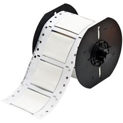 Brady Corporation B33D-1000-2-344 | Wire Marking Sleeve, Heat Shrink, 2-Side, 3:1, 2" Width X 1" Diameter, 1.66" Height, 0.375" Recovered Diameter, Fluid Resistant, Polyolefin, White, 250 Per Roll