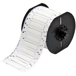 Brady Corporation B33D-250-2-7641 | Wire Marking Sleeve, Heat Shrink, 2-Side, 3:1, 2" Width X 0.25" Diameter, 0.439" Height, 0.126" Recovered Diameter, Polyolefin, White, 500 Per Roll