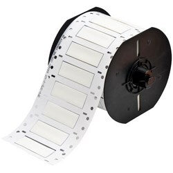 Brady Corporation B33D-375-2-7641 | Wire Marking Sleeve, Heat Shrink, 2-Side, 3:1, 2" Width X 0.375" Diameter, 0.645" Height, 0.189" Recovered Diameter, Polyolefin, White, 500 Per Roll