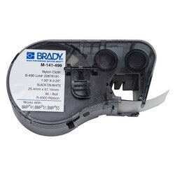 Brady Corporation M-141-499 | Printer Labels, Nylon, White, 2.25 in L, 25.4 mm W