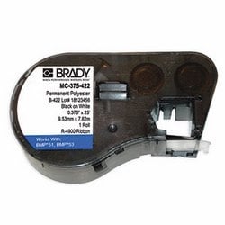 Brady Corporation MC-375-422 | BMP51/BMP53/BMP41 Label Maker Cartridge, 25' x 0.375"