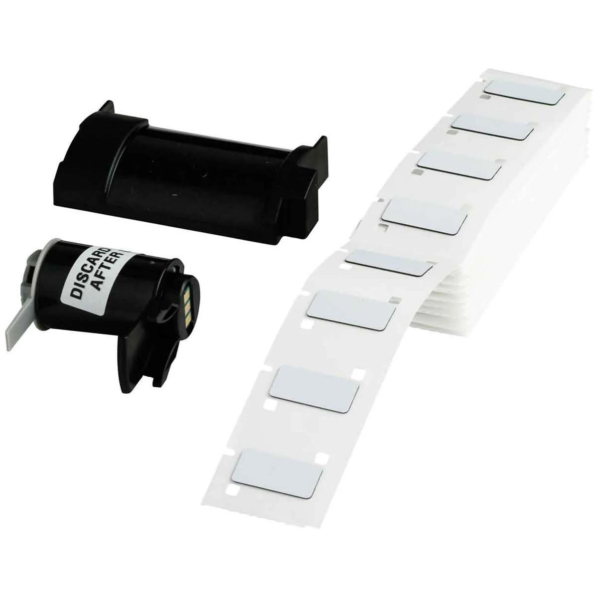 Brady Corporation PTLEP-171-593 | Thermal Transfer Label, Polyester, 0.0256 in. Thick, Gloss Finish, Rectangle, White, 0.5 H x 1.06 W in.