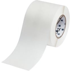 Brady Corporation THT-4000-403-WT | Dissolvable Paper Label, 4" Wide, 300 Ft Long, White