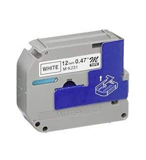 Brother Mobile Solutions M231 | Identification Tape, White, 1/2 in. Width