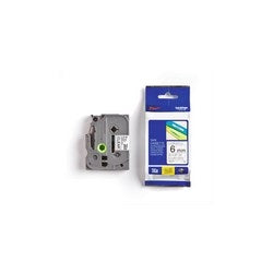 Brother Mobile Solutions TZE111 | Black on Clear 6 mm Tape for P-touch, 8 m