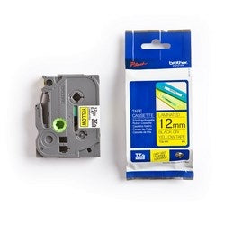 Brother Mobile Solutions TZE631 | Black on Yellow 12 mm Tape for P-touch, 8 m