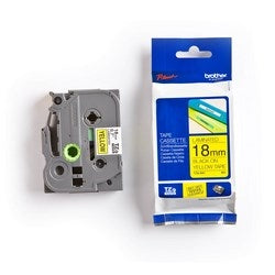 Brother Mobile Solutions TZE641 | Black on Yellow 18 mm Tape for P-touch, 8 m
