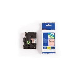 Brother Mobile Solutions TZEB51 | Black on Fluorescent Orange 24 mm Tape for P-touch, 5 m