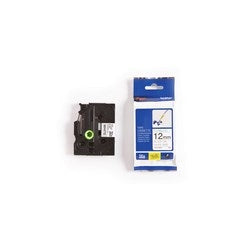 Brother Mobile Solutions TZEFX231 | Black on White Flexible ID 12 mm Tape, 8 m