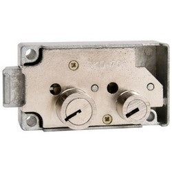Bullseye Sd Locks BKD-73-LH | Kumahira Group Left Hand Nickel Plated, with (2) Renter Key