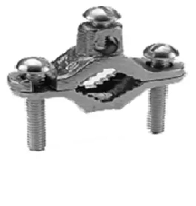 Burndy C8 | Cast Bronze Ground Clamp, Cable to Water Pipe or Tube