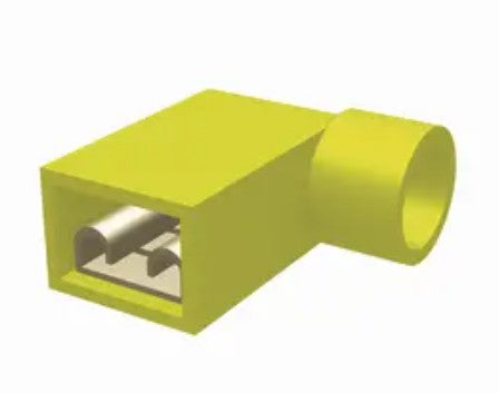 Burndy FLN1025X03D | Nylon Flag Quick Disconnect, 12-10 AWG, 0.25 x 0.03 in.