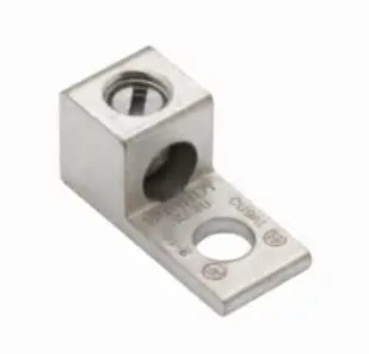 Burndy KA2U | Aluminum Set Screw Terminal, Dual-Rated, 1-Hole