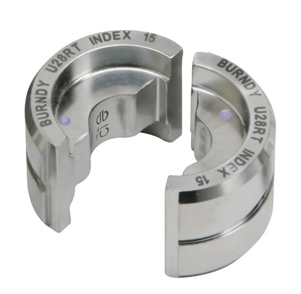 Burndy U1104M | Stainless Steel Radial Non-Butting Twin U Die, Index 1104M