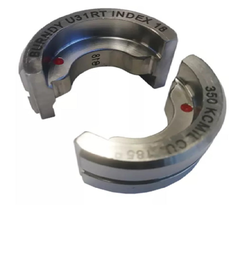 Burndy U31RT | Stainless Steel U Die, Red, Index 18