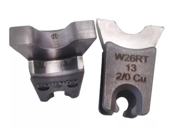 Burndy W26RT | Stainless Steel W Die, Black, Index 13