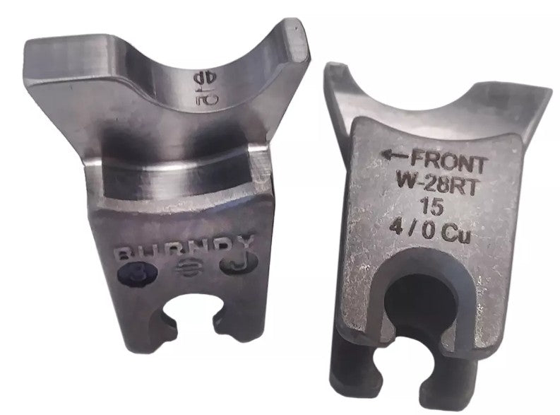 Burndy W28RT | Stainless Steel W Die, Purple, Index 15