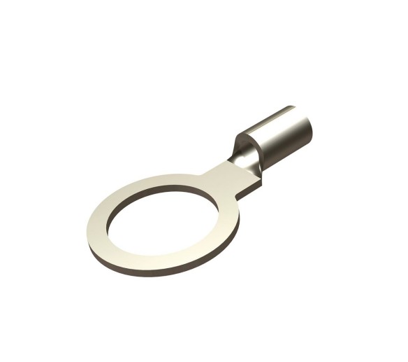 Burndy YAD2CM8E516 | Uninsulated Ring Terminal, 2 AWG, 1-Hole, 5/16 in. Stud