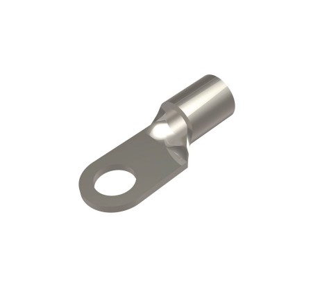 Burndy YAD4CM8E516 | Uninsulated Ring Terminal, 4 AWG, 1-Hole, 5/16 in. Stud
