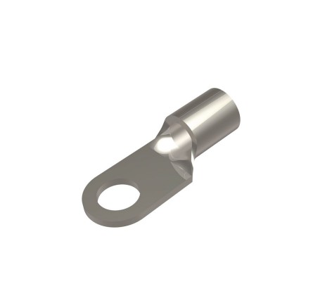 Burndy YAD8CM5E10 | Uninsulated Ring Terminal, 8 AWG, 1-Hole, #10 Stud