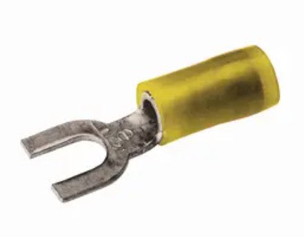 Burndy YAES10N11F | Nylon Fork Terminal, 12-10 AWG