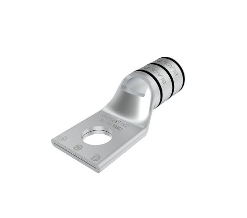 Burndy YAV26LNT38FX | Copper Compression Terminal, 2/0 AWG, 1-Hole, 3/8 in. Stud, Narrow Tongue