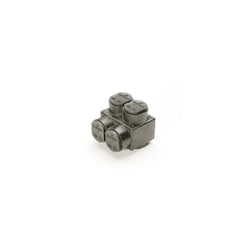 Burndy 1PL42 | 26003173 | Unitap, Multiple Tap, 2 Port, Aluminum, Insulated, Black, 14 SOL, 4 STR