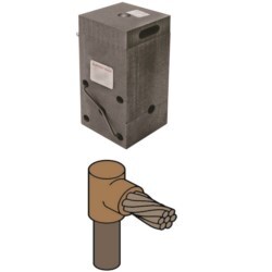 Burndy B516 | 10048098 | Exothermic Mold 2/0 Horx Cable to 3/4 Inch Grounding Rod 90 Weld Metal