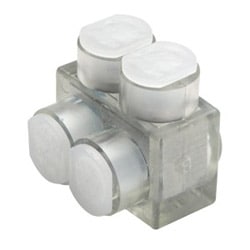 Burndy BIT2/0 | 25003729 | Aluminum 14-2/0 Multi-Tap Connector2 Port 1 Side-Entry