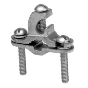 Burndy C11K17D | 10037312 | Ground Clamp, (1) Cable 90-Degree to Pipe, Bronze with Steel Hardware, 1/2 to 1 Inch IPS