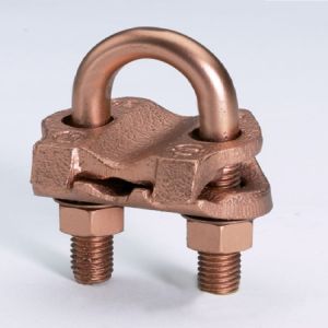 Burndy GAR2229 | 260760 | Ground Clamp, (1) Cable Parallel or 90-Degree to Pipe, Copper Alloy, 4 Inch IPS