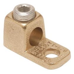Burndy KA28 | 390485 | Mechanical Terminal, Copper, 3/8 Inch, Hex Socket, CU
