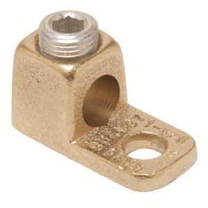 Burndy KA8C | 390205 | Mechanical Terminal, Copper, 1/4 Inch, Hex Socket, CU